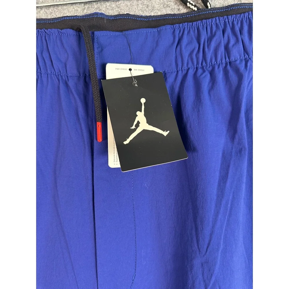 Jordan Mens Royal‎ Blue Nylon Tapered Track Pants Jumpman Joggers BR0362-455 NEW